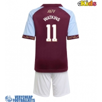 Aston Villa Ollie Watkins #11 Replica Home Minikit 2025-26 Short Sleeve (+ pants)